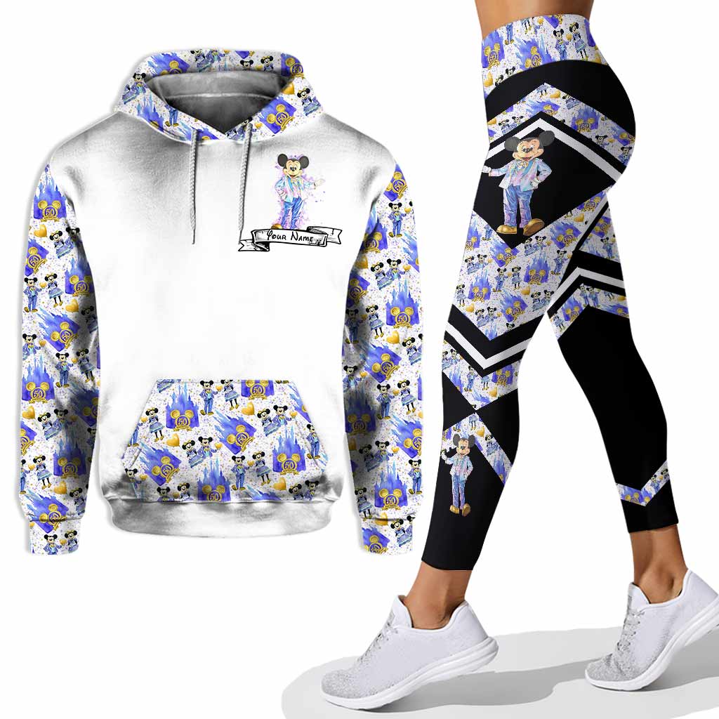 Personalized Mouse Hoodie and Leggings Set Custom Name Gift Hoodie & Leggings GradoCreations