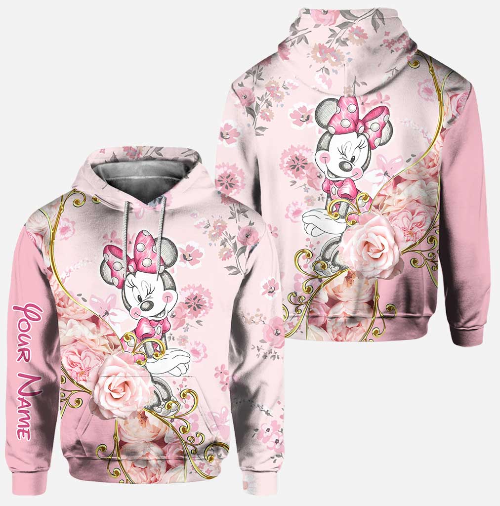 Personalized Minnie Mouse Hoodie and Leggings Set for Girls Hoodie & Leggings GradoCreations