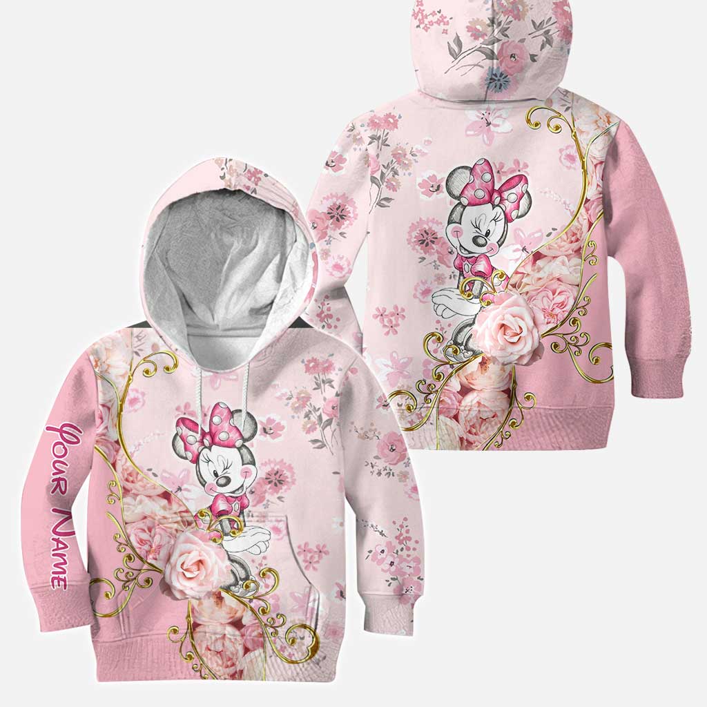 Personalized Minnie Mouse Hoodie and Leggings Set for Girls Hoodie & Leggings GradoCreations
