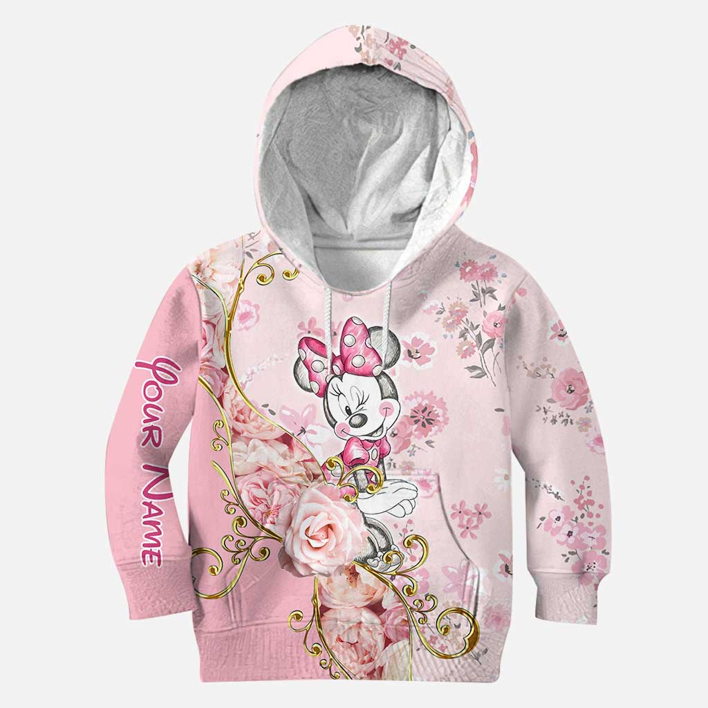 Personalized Minnie Mouse Hoodie and Leggings Set for Girls Hoodie & Leggings GradoCreations