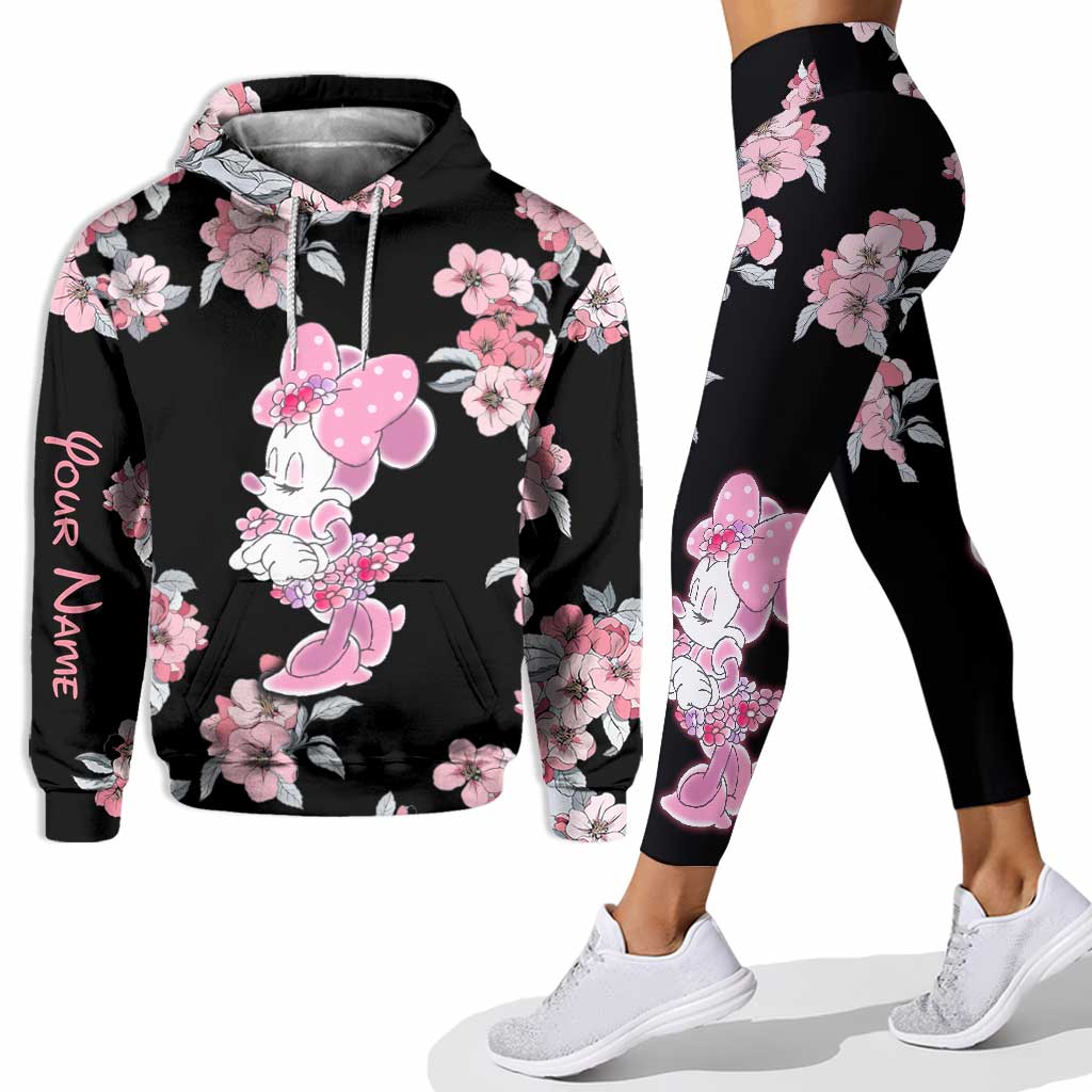 Personalized Mouse Hoodie and Leggings Set Custom Name Gift Hoodie & Leggings GradoCreations