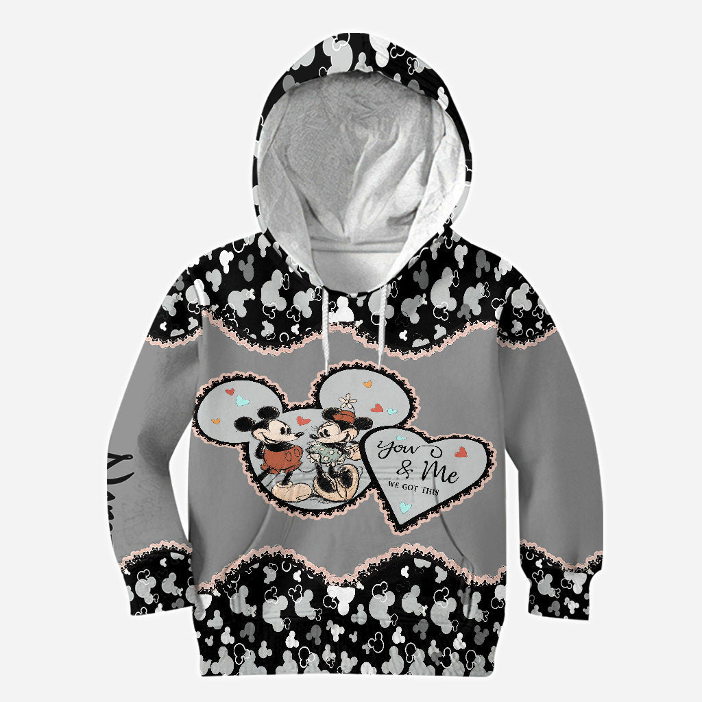 Personalized Mickey Mouse Hoodie and Leggings for Couples | Anniversary Gift Hoodie & Leggings GradoCreations