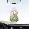 Personalized Magical Castle Car Ornament Custom Name Gift Car Ornament GradoCreations