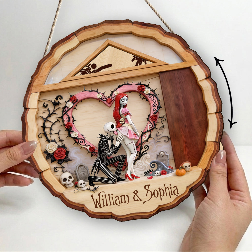 Personalized Nightmare Spinner Sign Custom Name Home Decor Spinner Sign Custom Shape GradoCreations