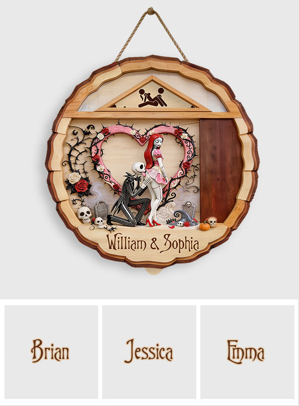 Personalized Nightmare Spinner Sign Custom Name Home Decor Spinner Sign Custom Shape GradoCreations
