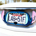 Personalized Ohana License Plate Frame Custom Name Gift for Family License Plate Frames GradoCreations