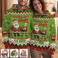 Personalized Christmas All Over Shirt with Fun Design for Couples All Over Shirt GradoCreations