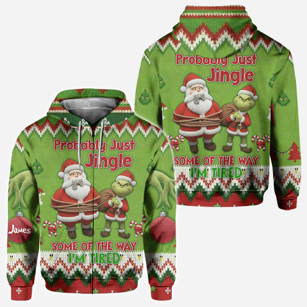 Personalized Christmas All Over Shirt with Fun Design for Couples All Over Shirt GradoCreations