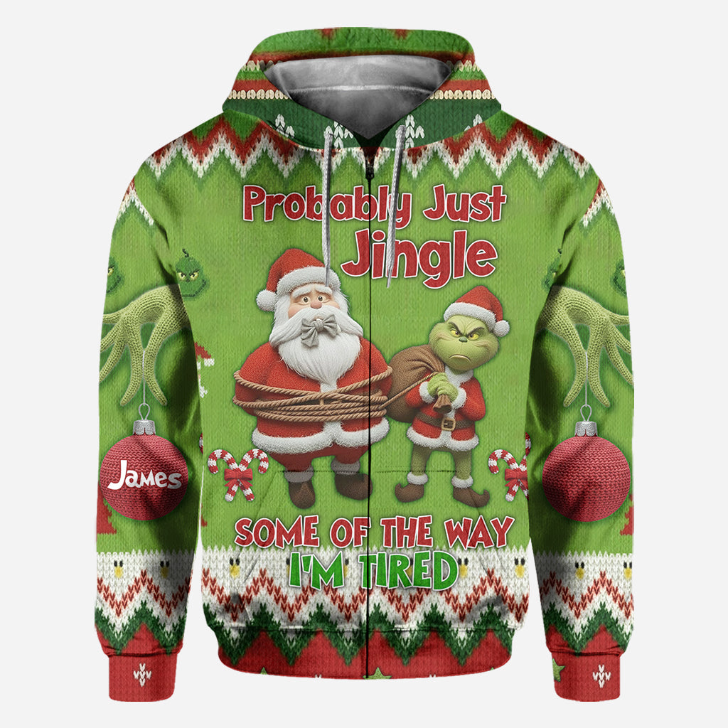 Personalized Christmas All Over Shirt with Fun Design for Couples All Over Shirt GradoCreations