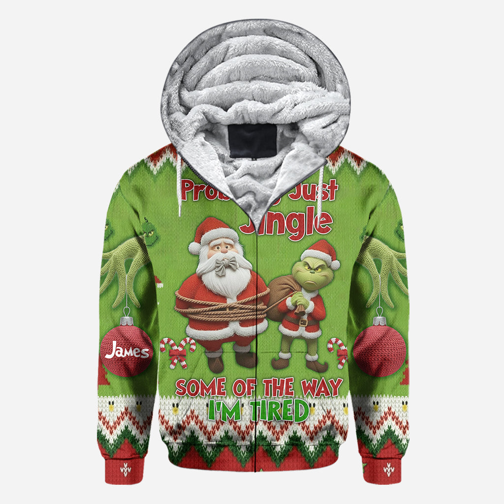 Personalized Christmas All Over Shirt with Fun Design for Couples All Over Shirt GradoCreations