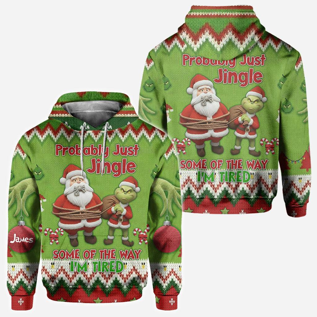 Personalized Christmas All Over Shirt with Fun Design for Couples All Over Shirt GradoCreations