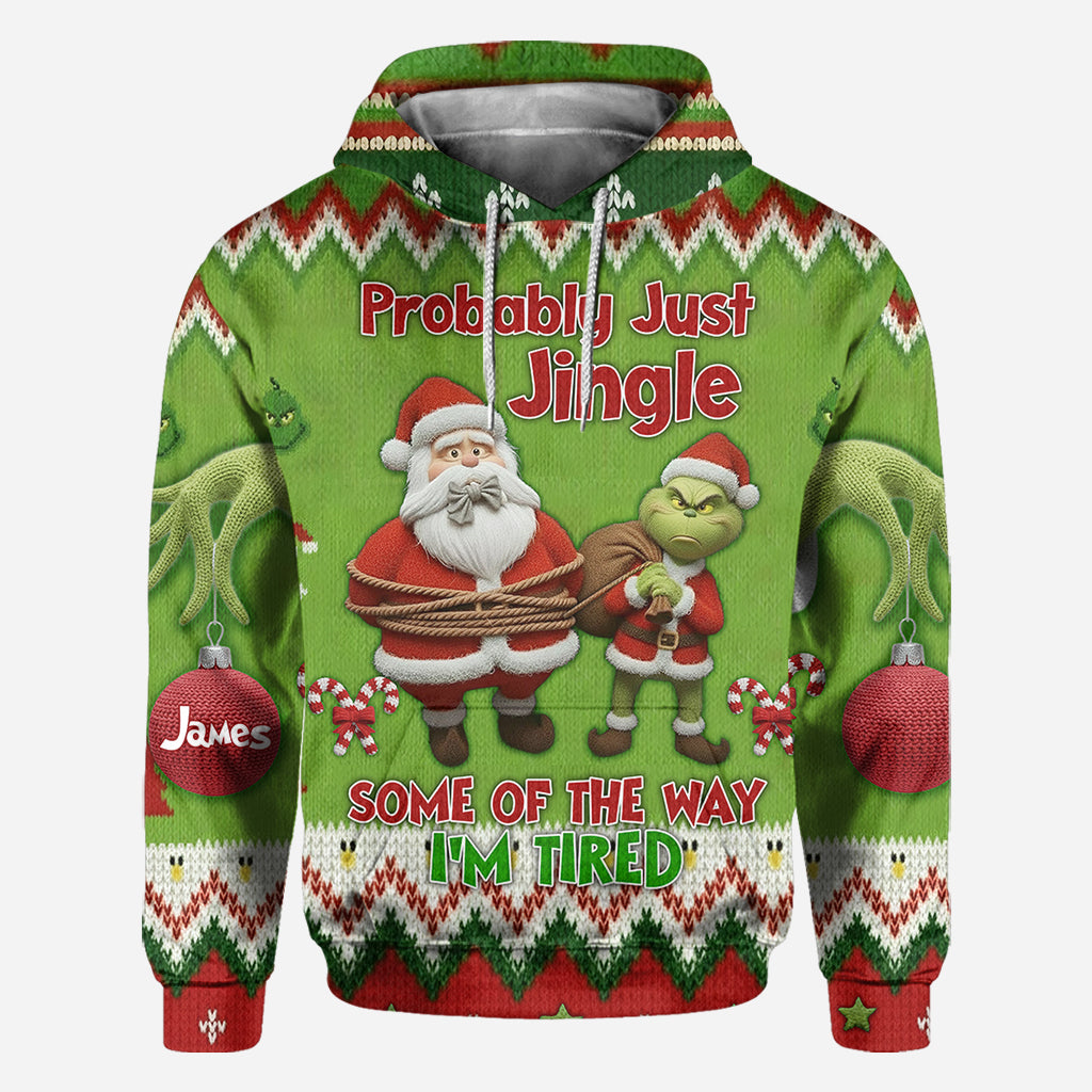 Personalized Christmas All Over Shirt with Fun Design for Couples All Over Shirt GradoCreations