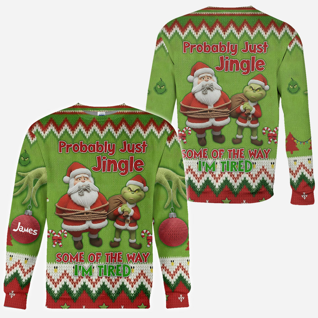 Personalized Christmas All Over Shirt with Fun Design for Couples All Over Shirt GradoCreations