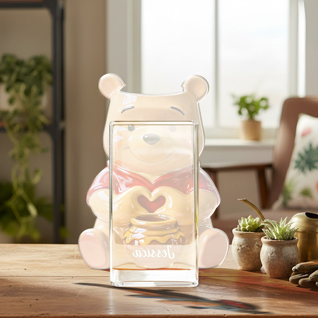 Personalized Honey Bear Acrylic Pot & Stake Gift for Mom Acrylic Pot & Stake GradoCreations