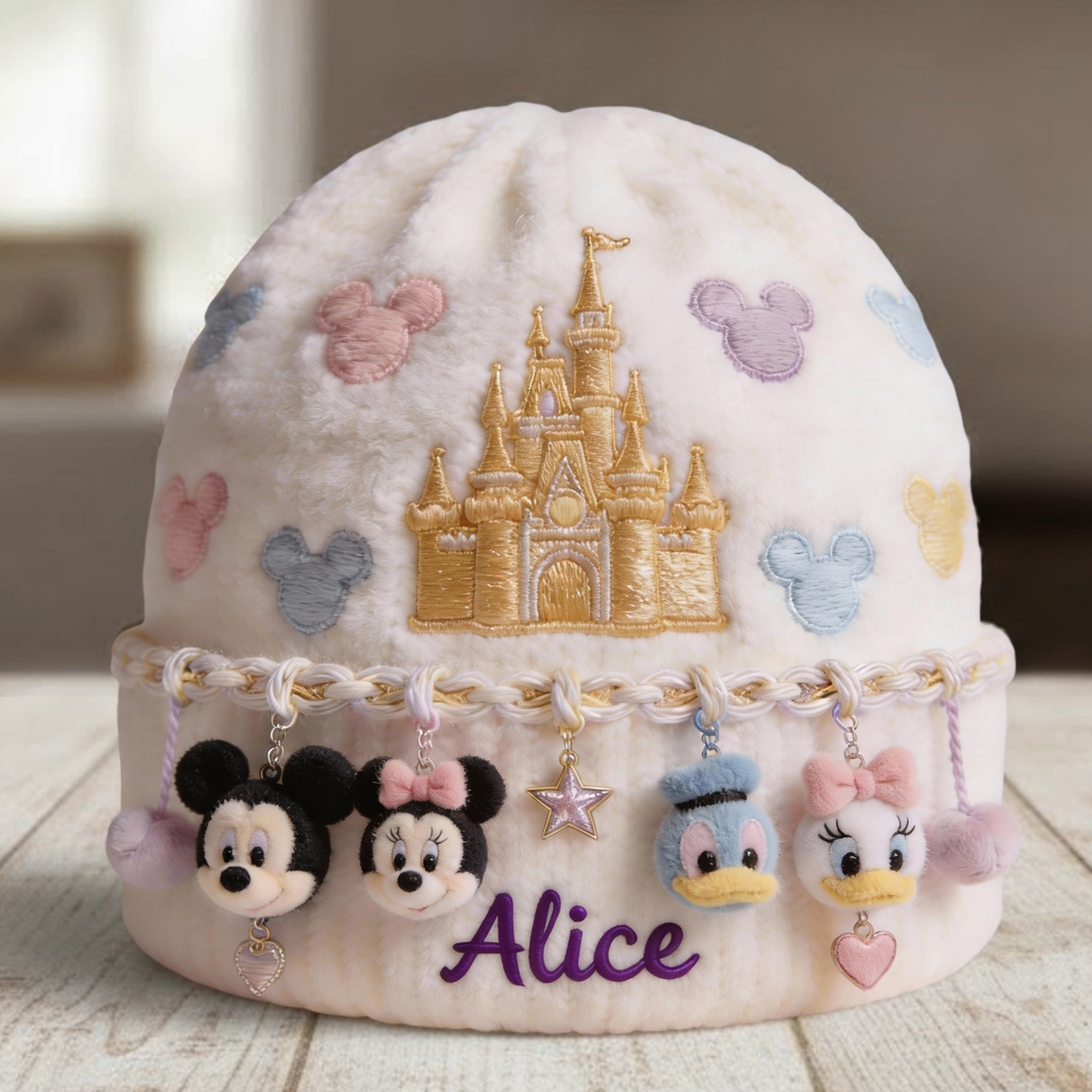Personalized Disney Mouse Beanie Hat Custom Name Gift for Kids Beanie Hat GradoCreations