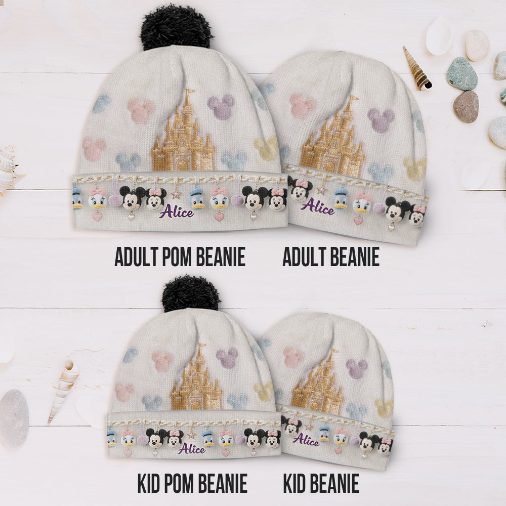 Personalized Disney Mouse Beanie Hat Custom Name Gift for Kids Beanie Hat GradoCreations