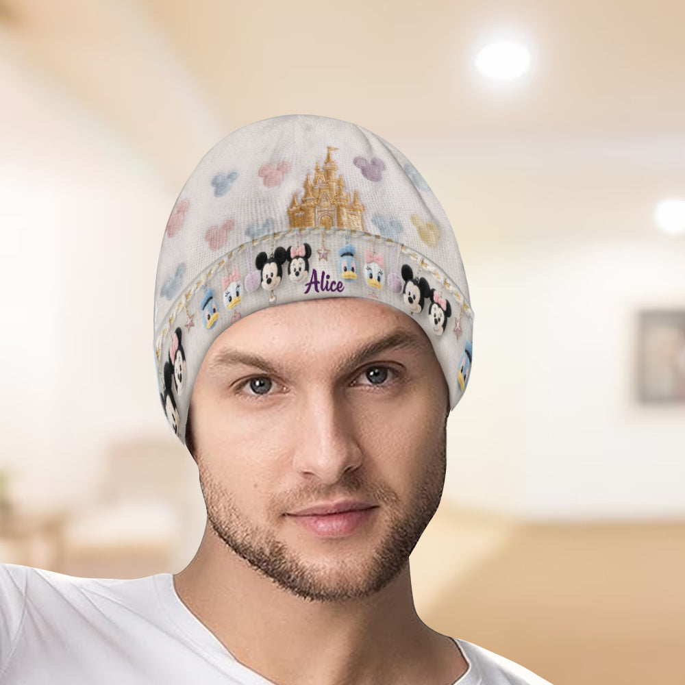 Personalized Disney Mouse Beanie Hat Custom Name Gift for Kids Beanie Hat GradoCreations