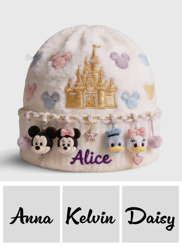 Personalized Disney Mouse Beanie Hat Custom Name Gift for Kids Beanie Hat GradoCreations