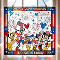 Personalized Acrylic Suncatcher Ornament for Family Celebration Window Hanging Suncatcher Ornament GradoCreations