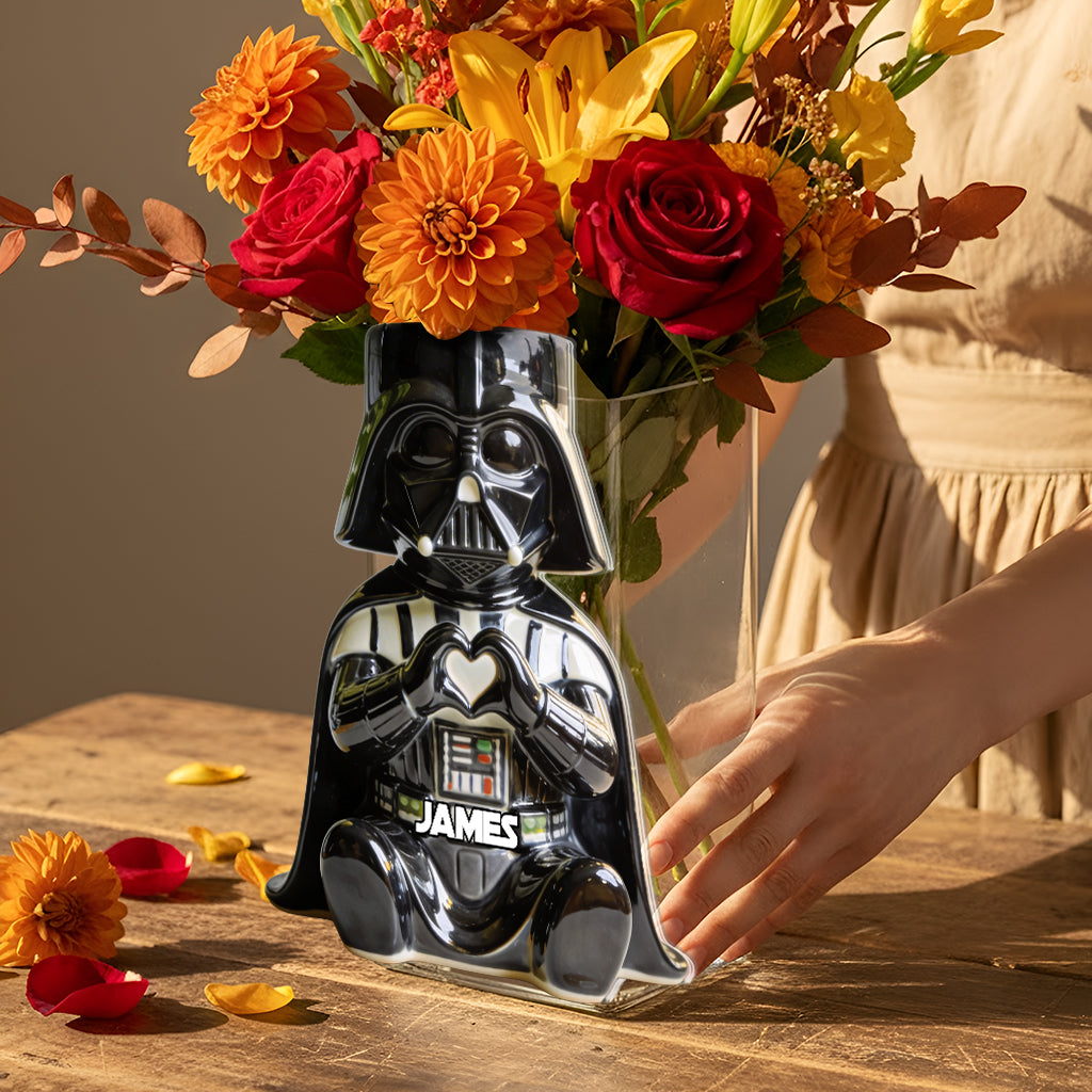 Personalized Star Wars Acrylic Pot with Custom Design Gift Acrylic Pot GradoCreations