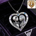 Personalized Nightmare Shaped Metal Pendant Necklace for Couples Shaped Metal Pendant Necklace GradoCreations