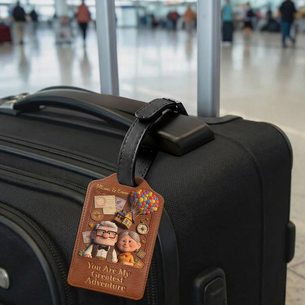 Personalized Up Movie Passport Holder & Luggage Tag Set for Couples Passport Holder & Luggage Tag Set GradoCreations