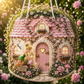 Personalized Fairy Garden Hanging Pot with Butterfly Design Hanging Pot GradoCreations
