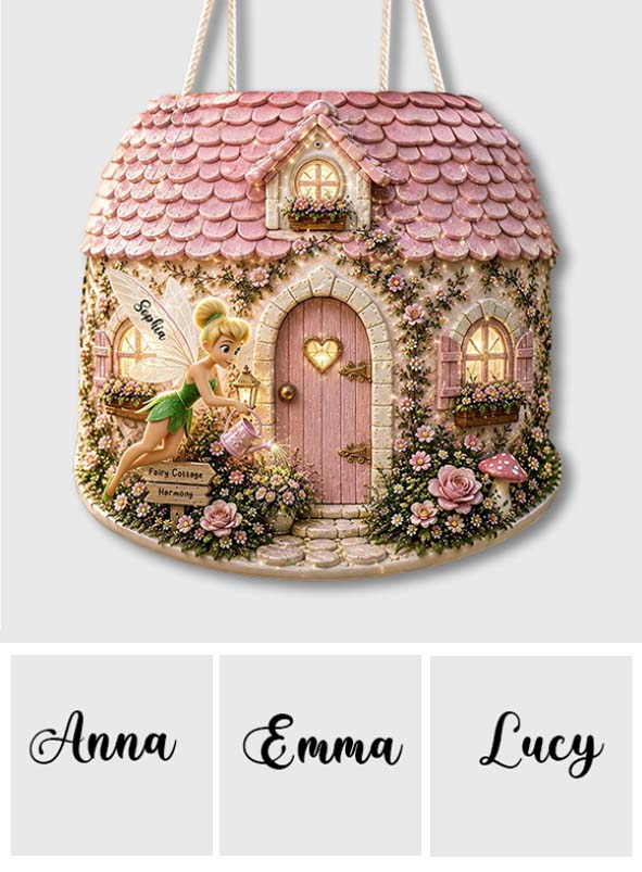 Personalized Fairy Garden Hanging Pot with Butterfly Design Hanging Pot GradoCreations