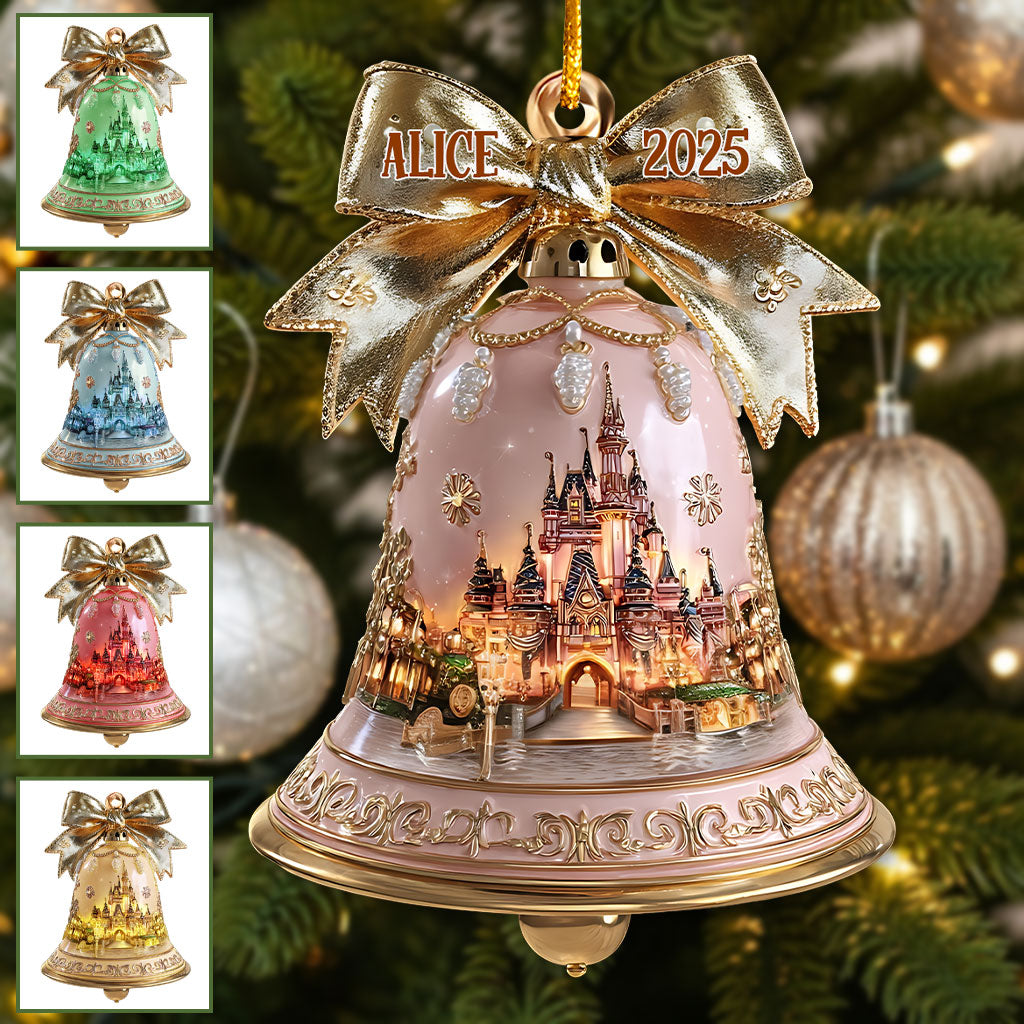Personalized Christmas Mouse Ornament Custom Name Gift Ornament GradoCreations
