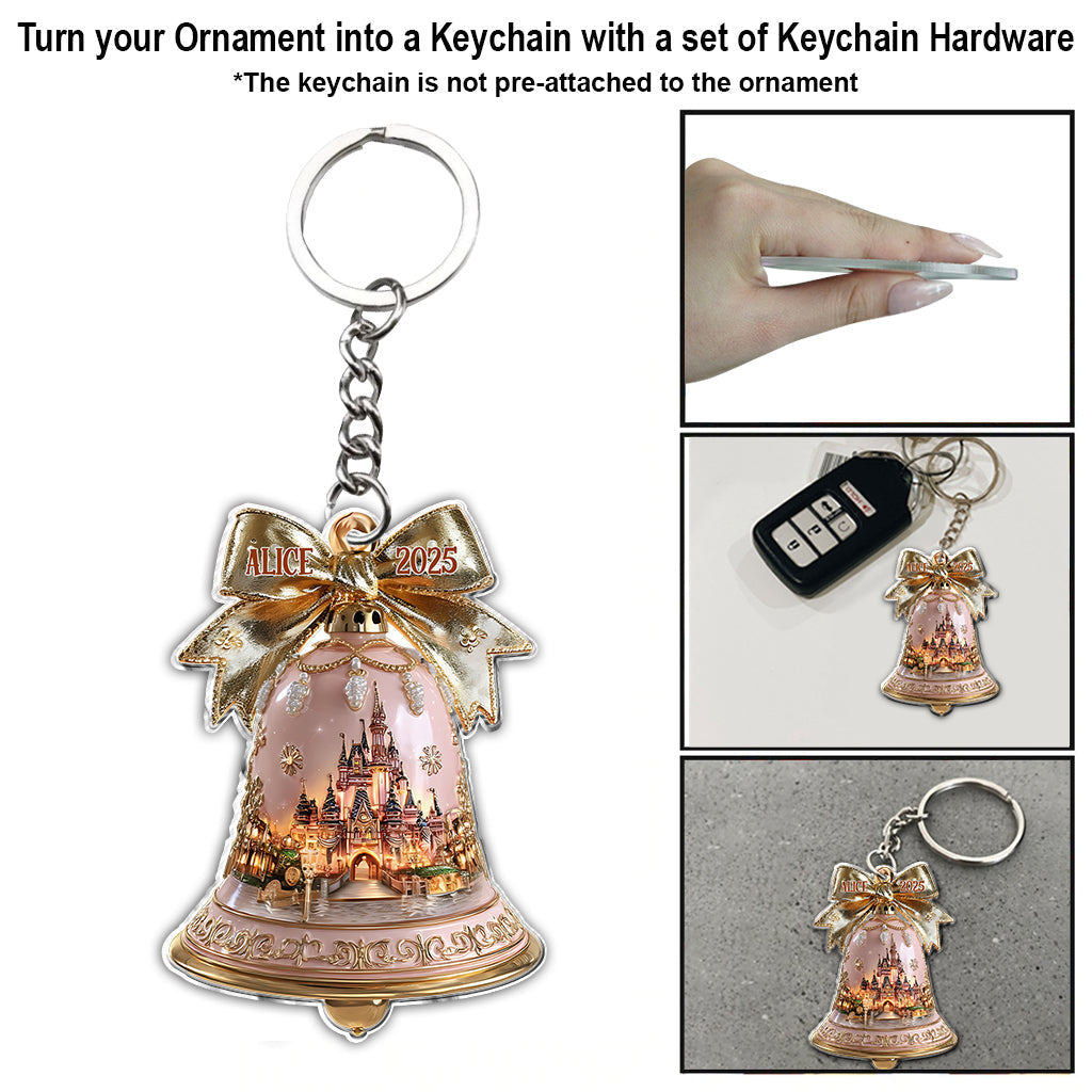 Personalized Christmas Mouse Ornament Custom Name Gift Ornament GradoCreations