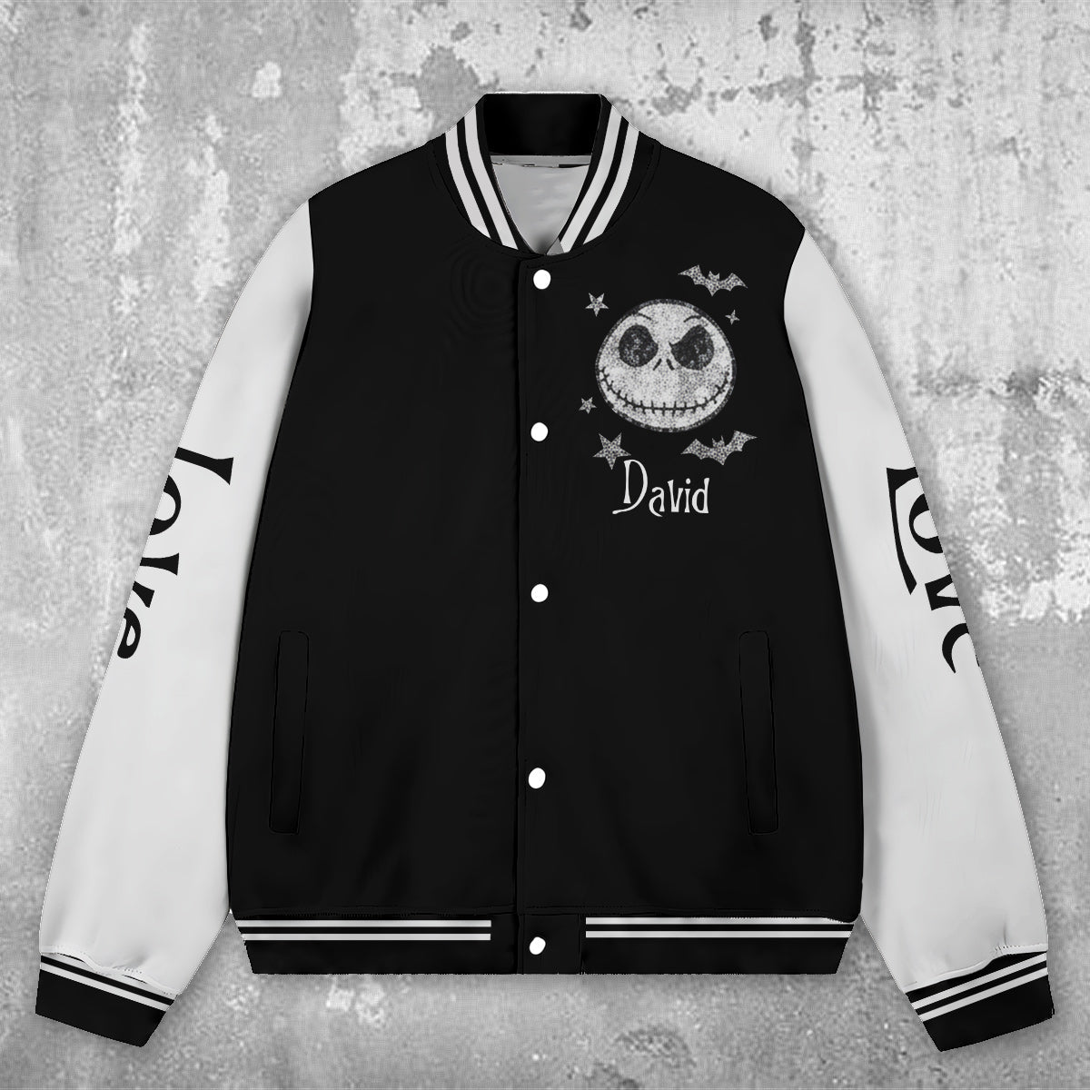 Personalized Nightmare Varsity Jacket Custom Name Gift for Couples Varsity Jacket GradoCreations