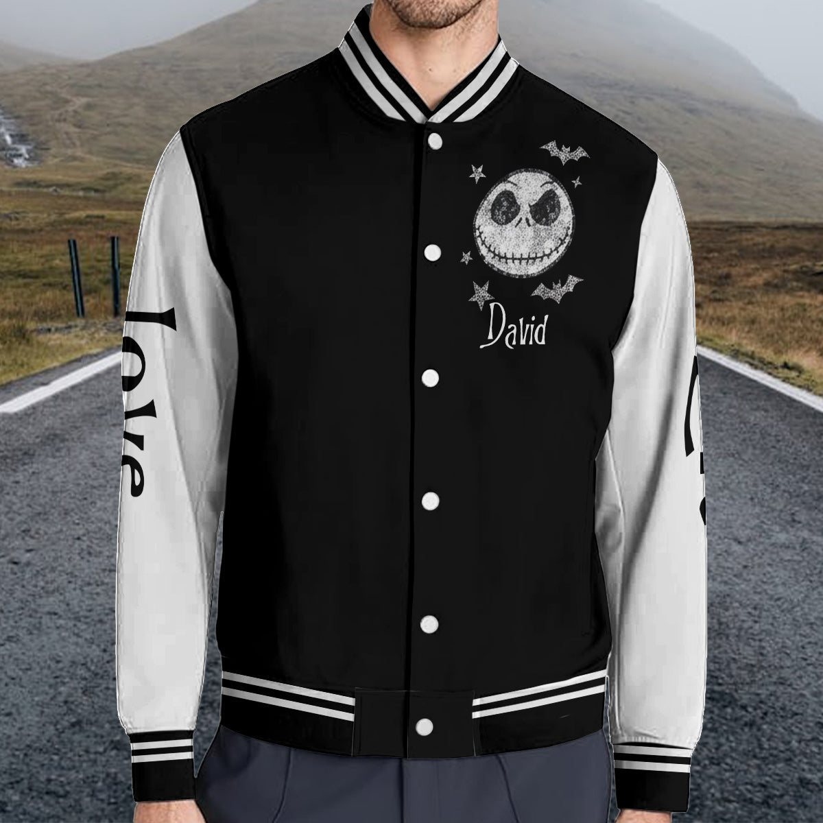 Personalized Nightmare Varsity Jacket Custom Name Gift for Couples Varsity Jacket GradoCreations