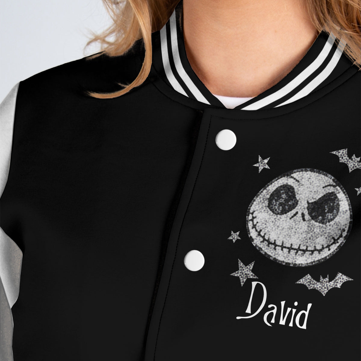 Personalized Nightmare Varsity Jacket Custom Name Gift for Couples Varsity Jacket GradoCreations