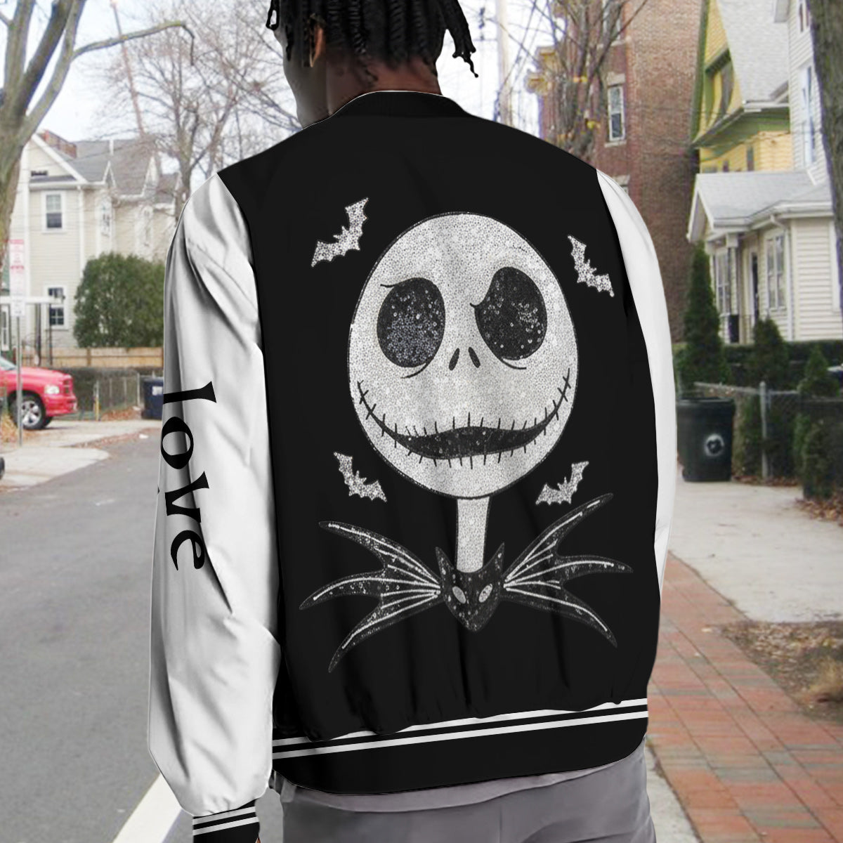 Personalized Nightmare Varsity Jacket Custom Name Gift for Couples Varsity Jacket GradoCreations