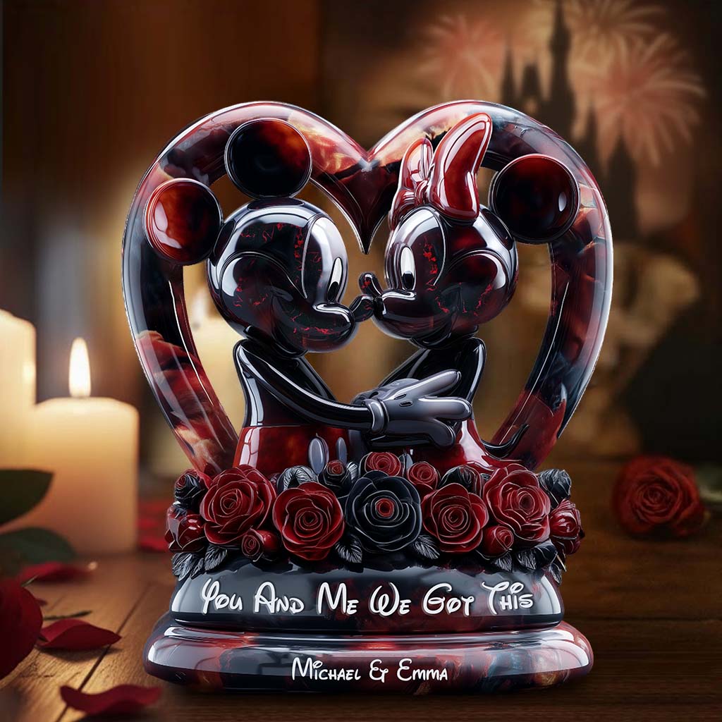 Personalized Acrylic Plaque Custom Heart Shape Gift for Couple Custom Shaped Acrylic Plaque GradoCreations