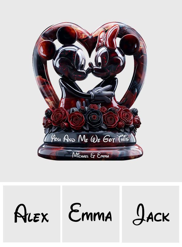 Personalized Acrylic Plaque Custom Heart Shape Gift for Couple Custom Shaped Acrylic Plaque GradoCreations