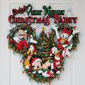 Personalized Mickey Mouse Christmas Party Wood Sign Gift Wood Sign GradoCreations