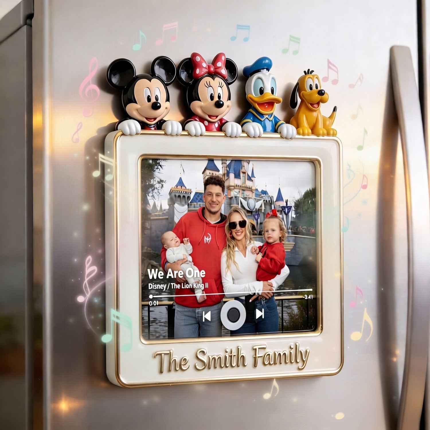 Personalized Fairytale Music Magnet Custom Photo Gift Custom Shape Music Magnet GradoCreations