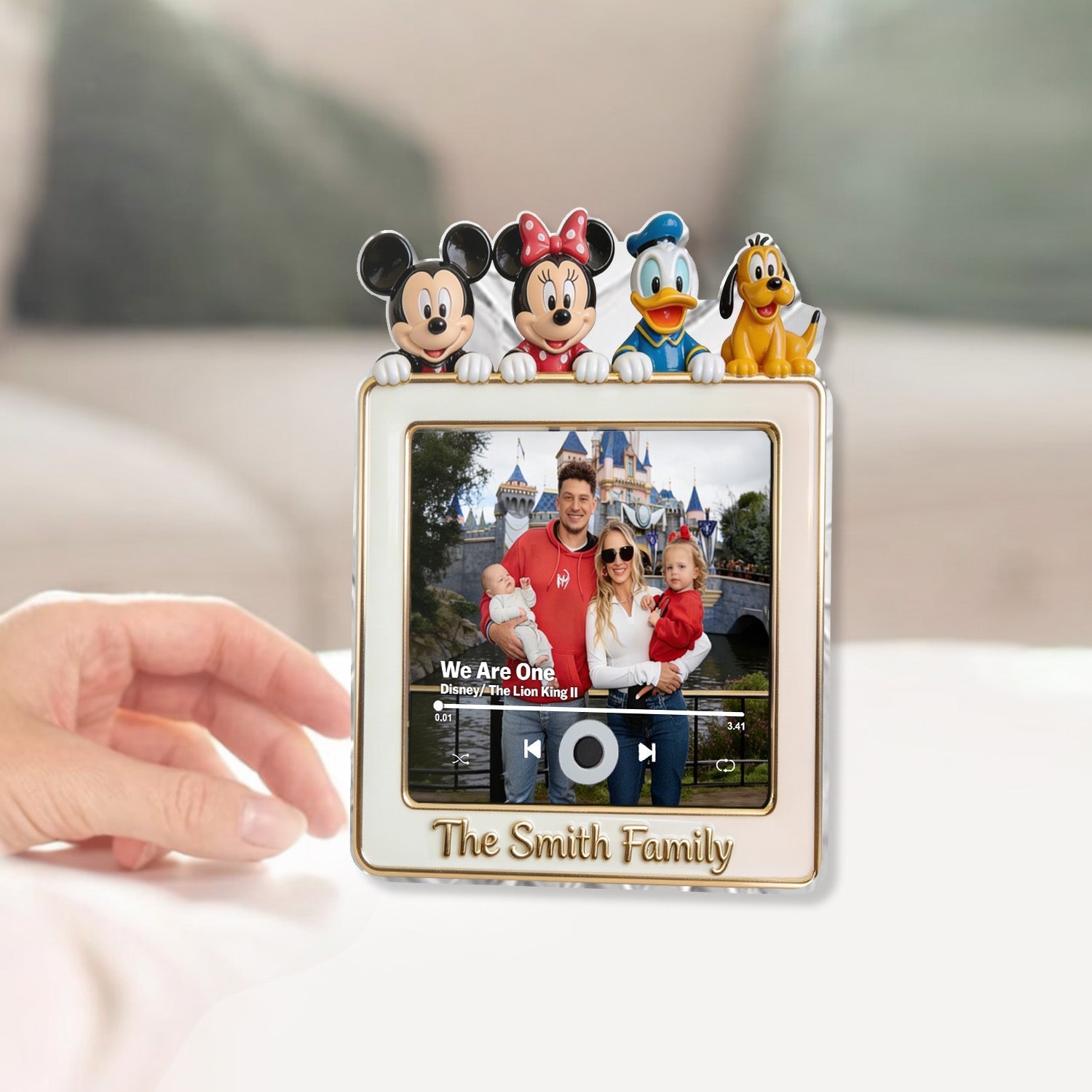 Personalized Fairytale Music Magnet Custom Photo Gift Custom Shape Music Magnet GradoCreations