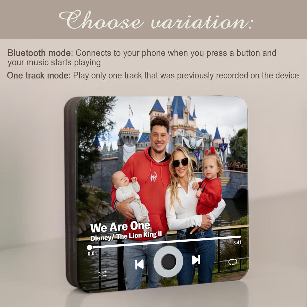 Personalized Fairytale Music Magnet Custom Photo Gift Custom Shape Music Magnet GradoCreations
