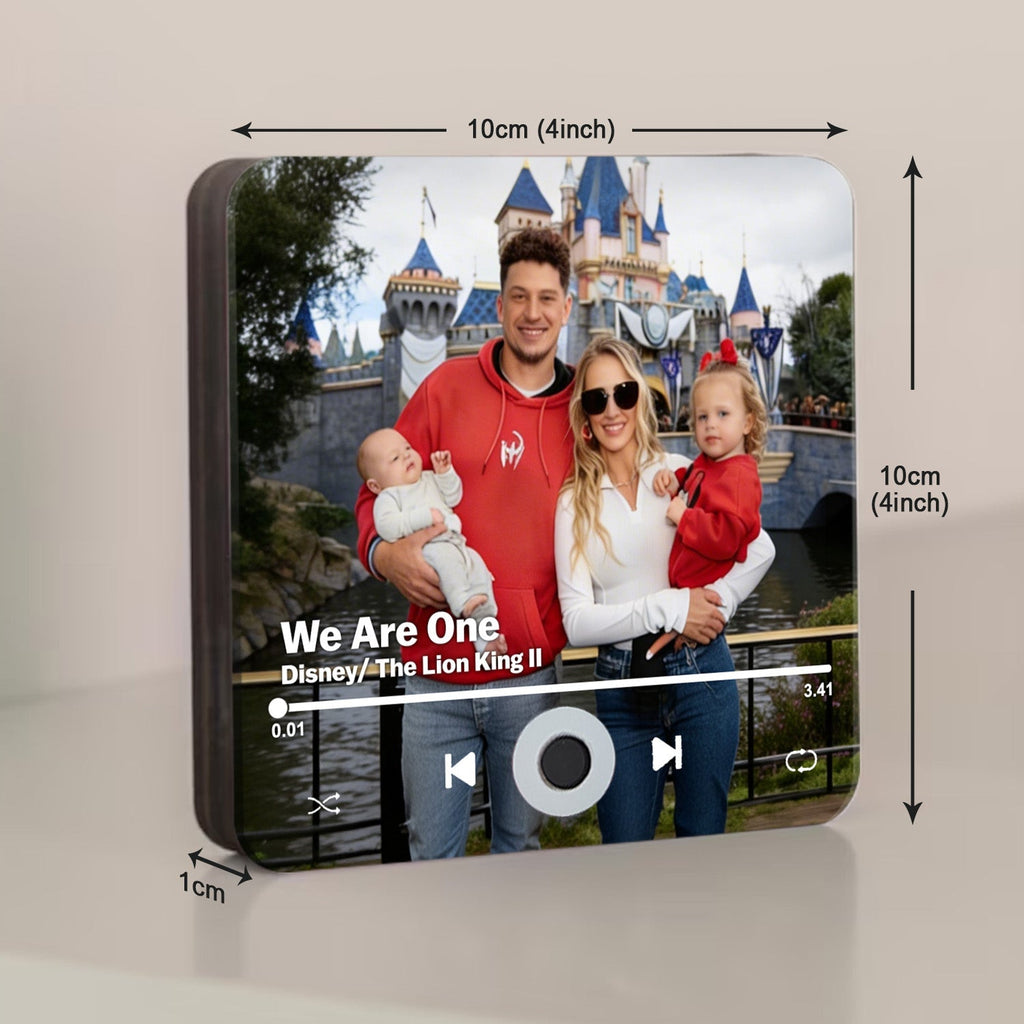 Personalized Fairytale Music Magnet Custom Photo Gift Custom Shape Music Magnet GradoCreations