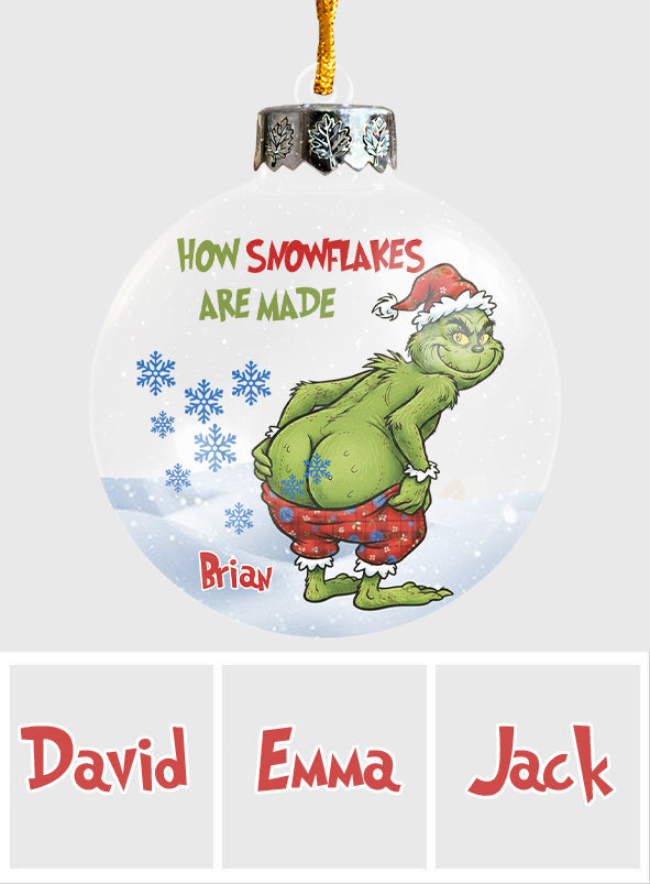 Personalized Grinch Christmas Ornament Custom Name Gift Ornament GradoCreations