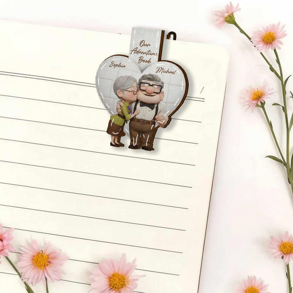 Personalized Mouse-Shaped Magnetic Bookmark Custom Name Gift for Book Lovers Shaped Magnetic Bookmark GradoCreations