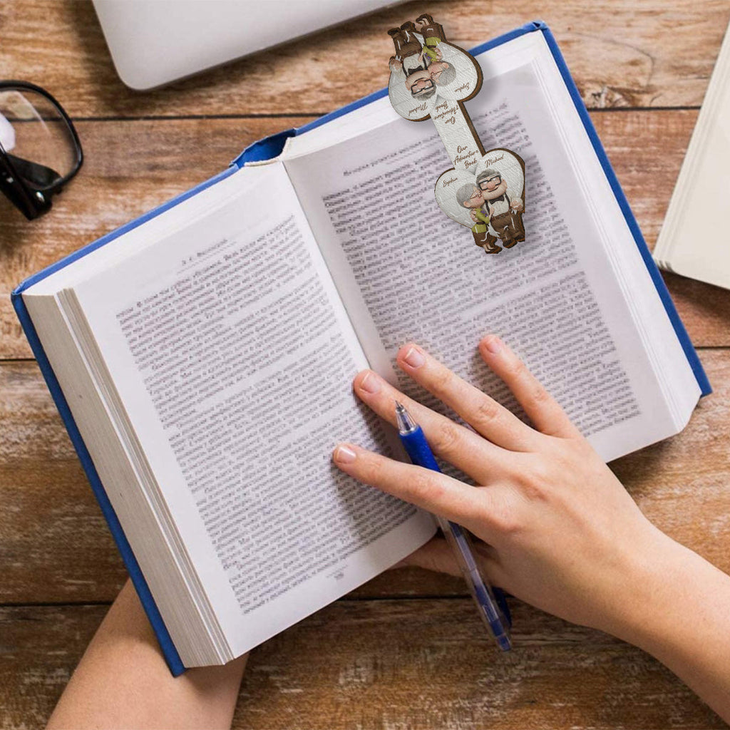 Personalized Mouse-Shaped Magnetic Bookmark Custom Name Gift for Book Lovers Shaped Magnetic Bookmark GradoCreations
