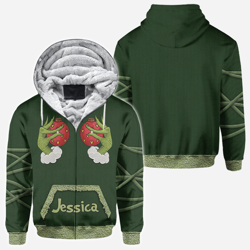 Personalized Grinchmas All Over Shirt Custom Name Christmas Gift All Over Shirt GradoCreations