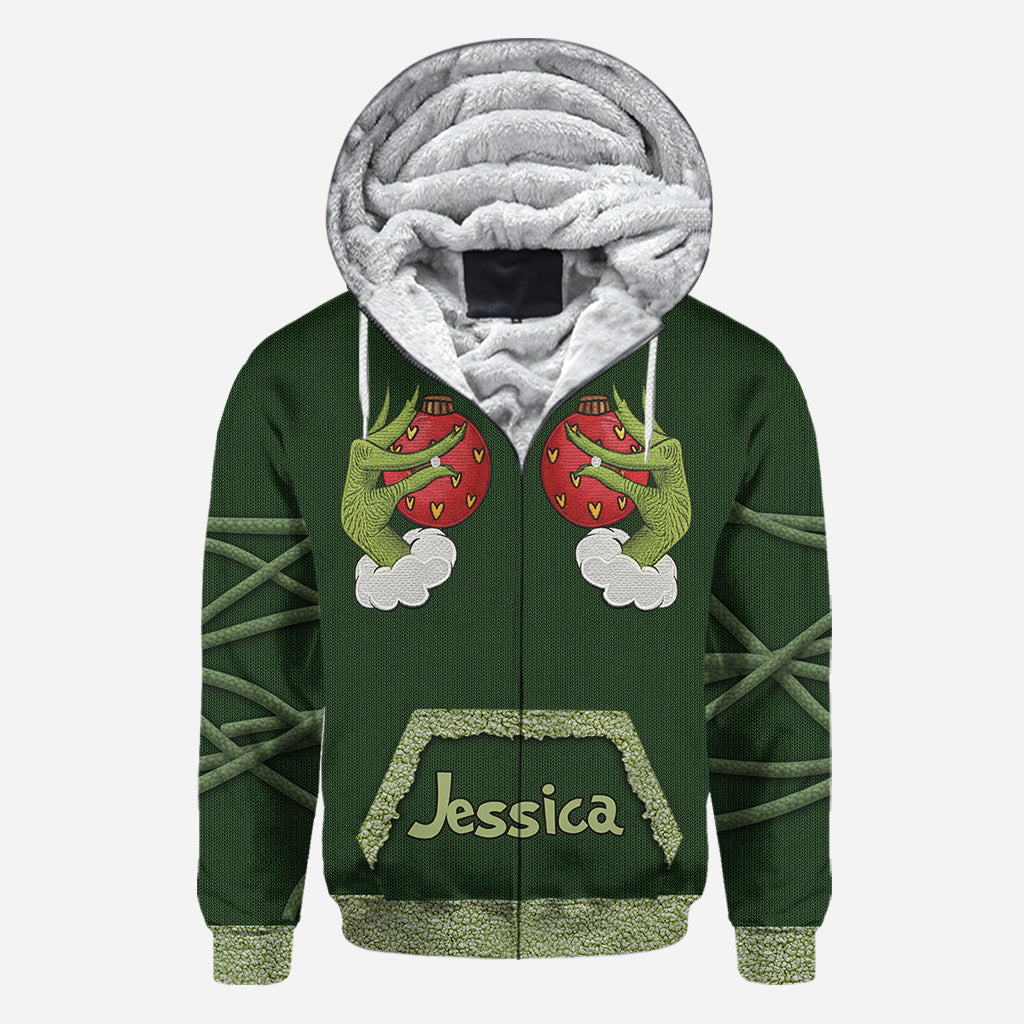 Personalized Grinchmas All Over Shirt Custom Name Christmas Gift All Over Shirt GradoCreations