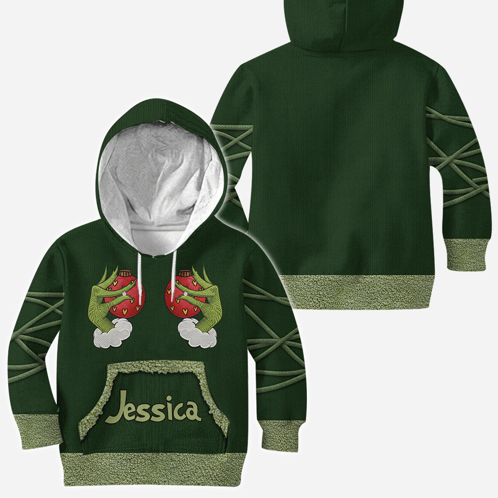 Personalized Grinchmas All Over Shirt Custom Name Christmas Gift All Over Shirt GradoCreations