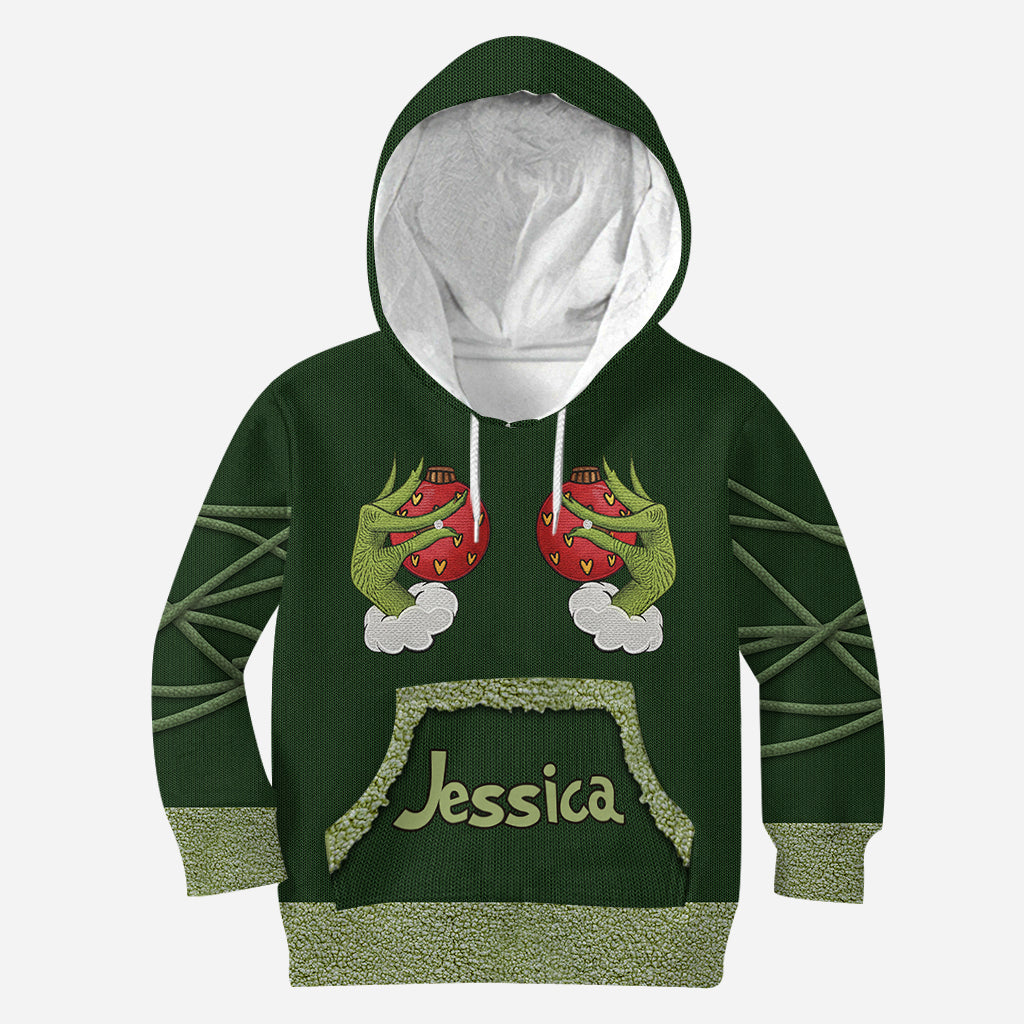 Personalized Grinchmas All Over Shirt Custom Name Christmas Gift All Over Shirt GradoCreations