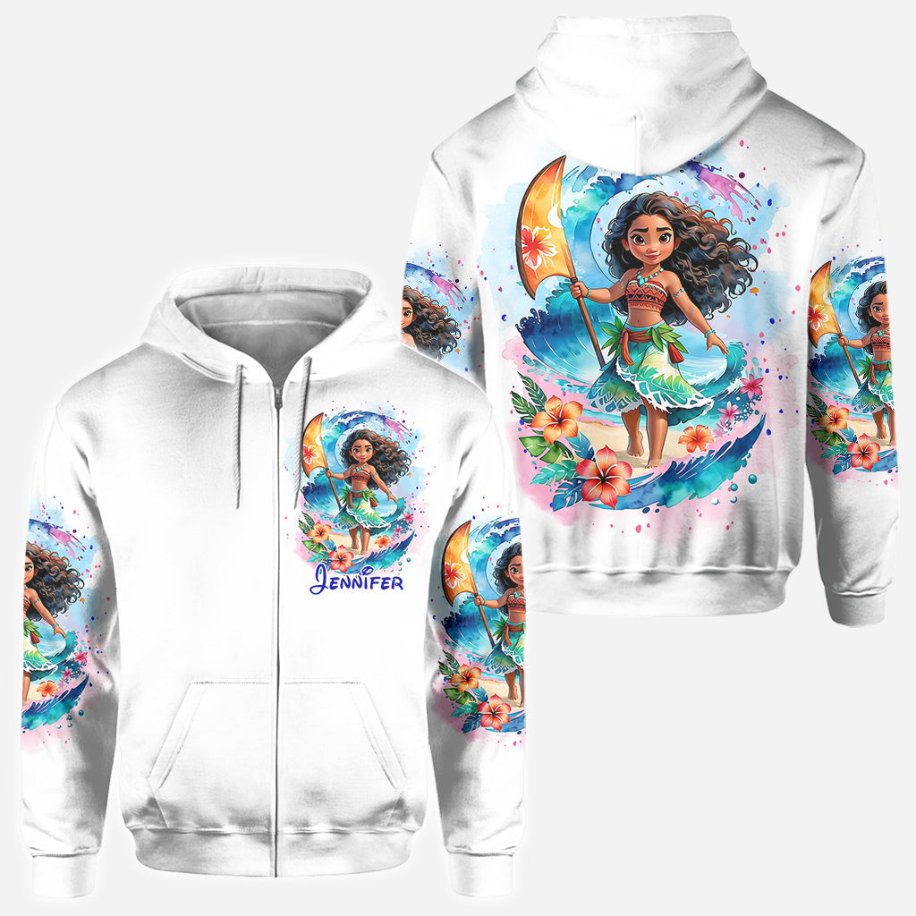 Personalized All Over Shirt with Sea Blossom Design for Women All Over Shirt GradoCreations