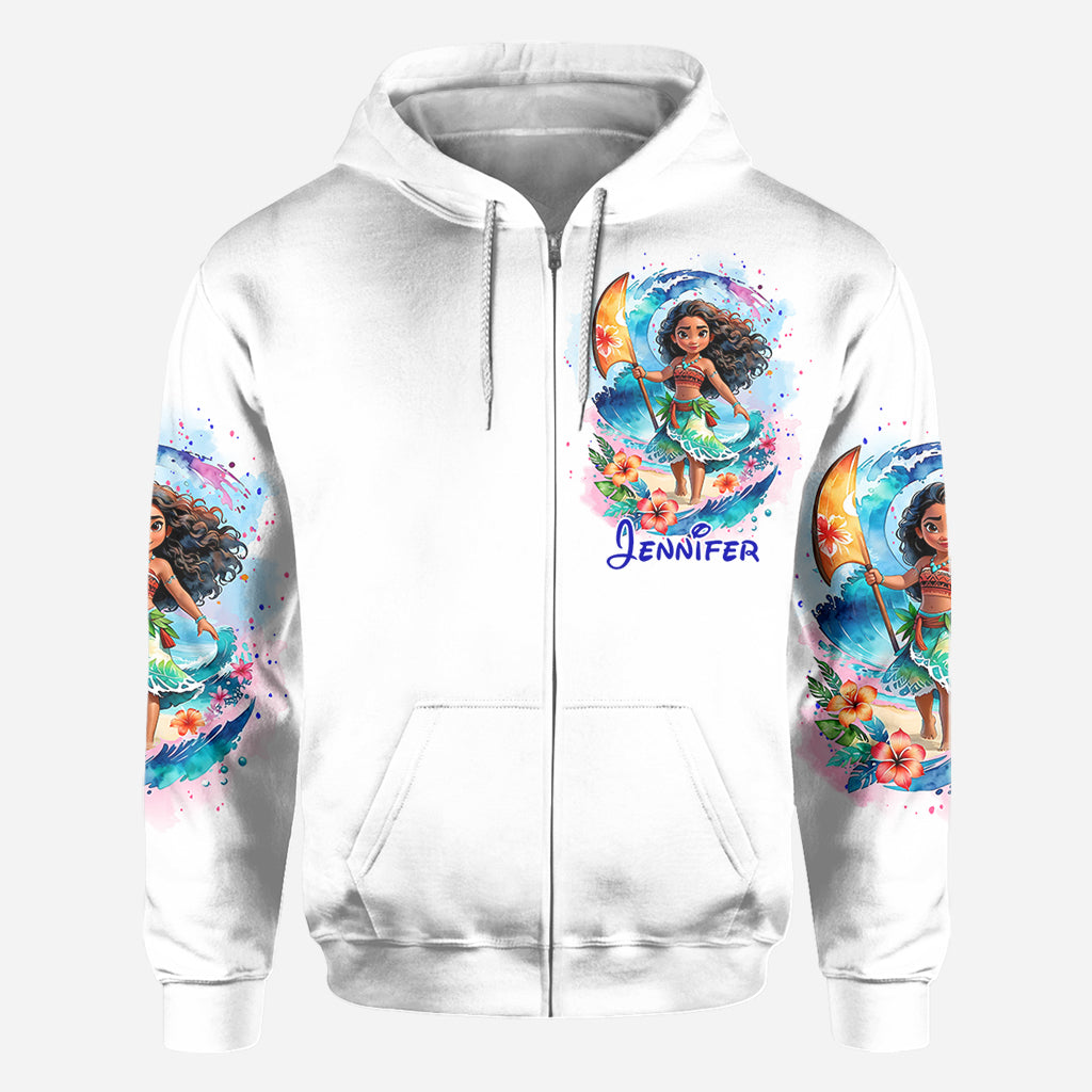 Personalized All Over Shirt with Sea Blossom Design for Women All Over Shirt GradoCreations